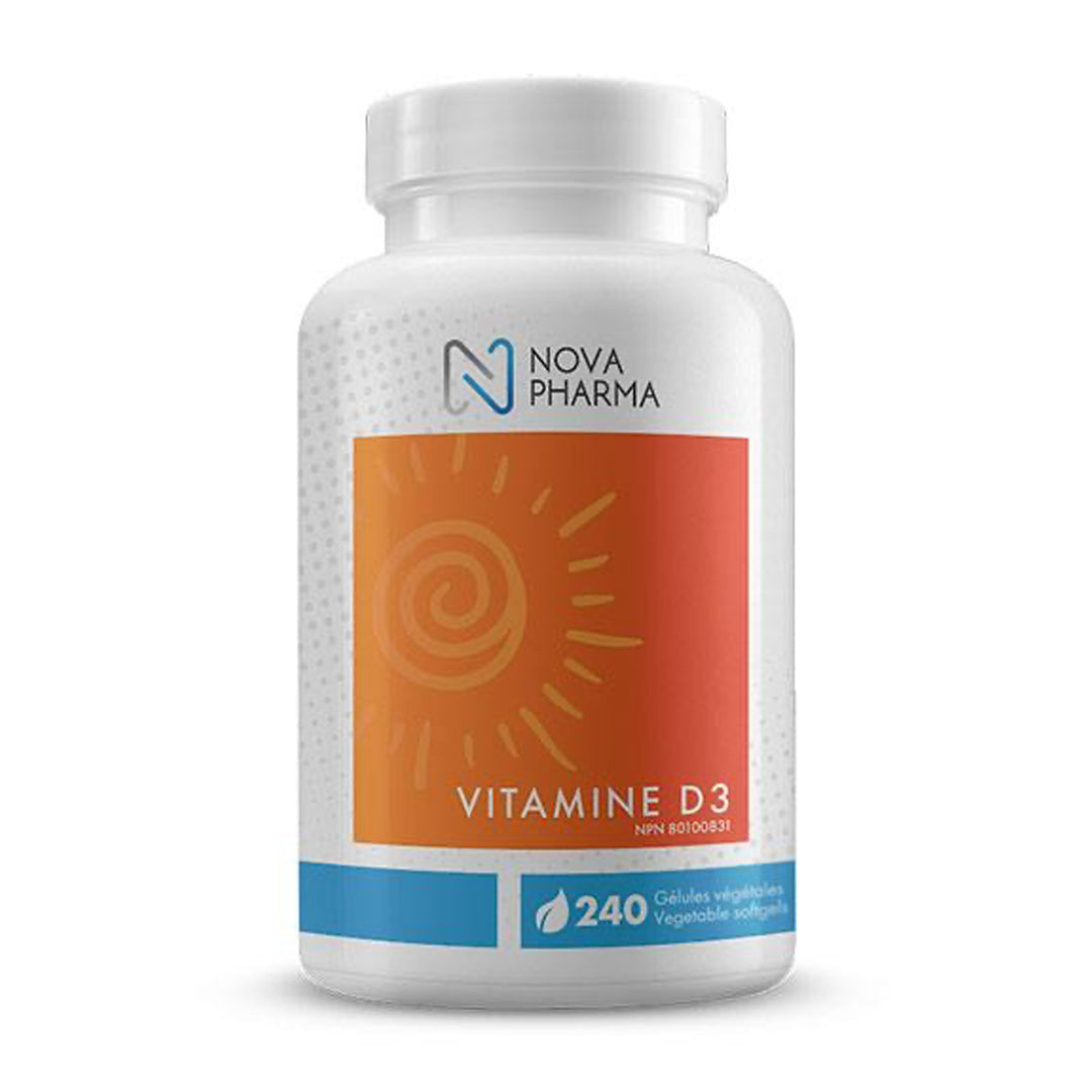 Nova Pharma Vitamin D3 (240 Softgels)