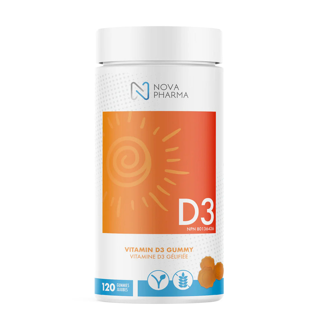 Nova Pharma Vitamin D3 Gummies (120 Gummies)