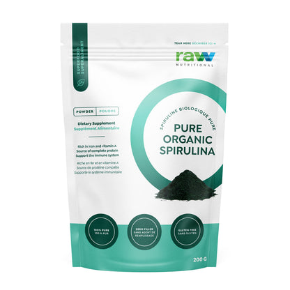 Raw Nutritional Pure Organic Spirulina (28 Serv)