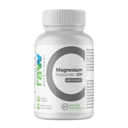 Raw Nutritional Magnesium Bys-Glycinate (60 Caps)