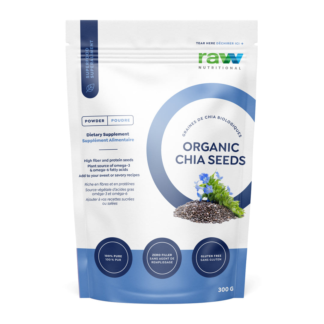 Raw Nutritional Pure Organic Chia Seeds (300g)