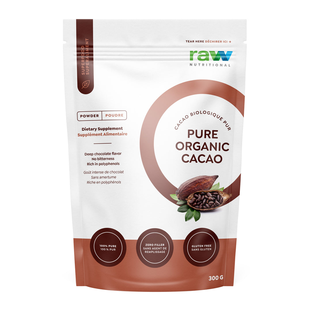 Raw Nutritional Pure Organic Cacao (300g)