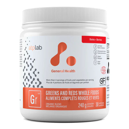 ATP Lab Greens & Reds Whole Foods (30 Servs)