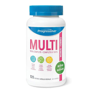 Progressive MultiVitamins Active Women (120 Caps) - Best Before 03/23