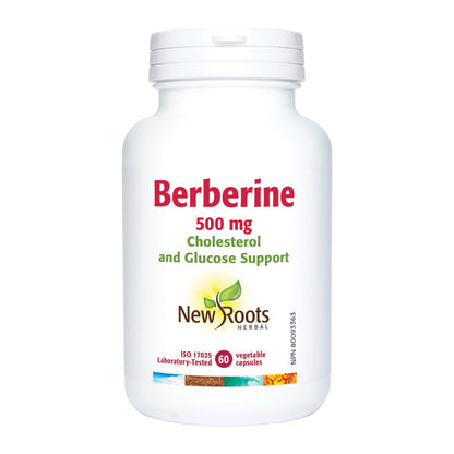 New Roots Berberine 500mg (60 Caps)