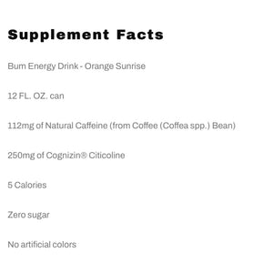 Bum Energy Drink (12 Cans)