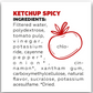 Mrs. Taste Zero Calories Ketchup Spicy Sauce (350g)