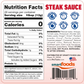 Mrs. Taste Zero Calories Steak Sauce (350g)