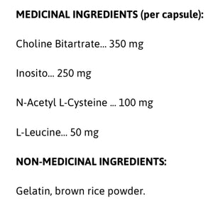 XPN Choline Inositol + NAC (180 Caps)
