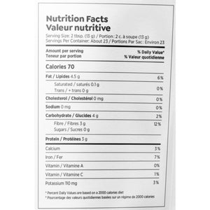 Raw Nutritional Pure Organic Ground Flaxseeds (300g)
