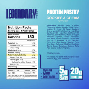 Legendary Foods Tasty Pastry (10 Packs)