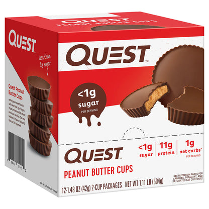 Quest Peanut Butter Cups (12 Pack)