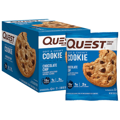 Quest Protein Cookie Soft & Chewy (12 Cookies)