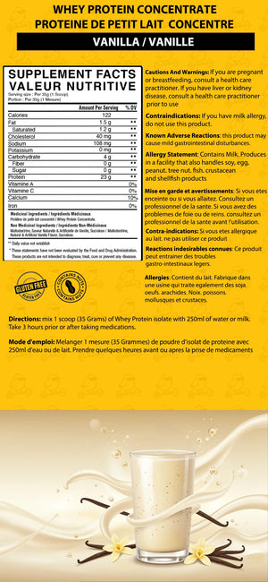 BULK Whey Protein Concentrate (1lb to 5lbs)