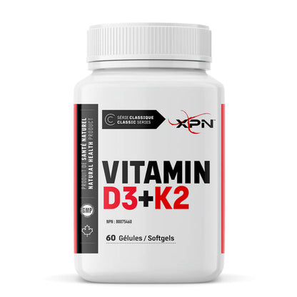 XPN Vitamin D3+K2 (60 Softgels)